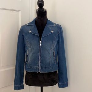 Chicos Platinum Denim jean jacket
